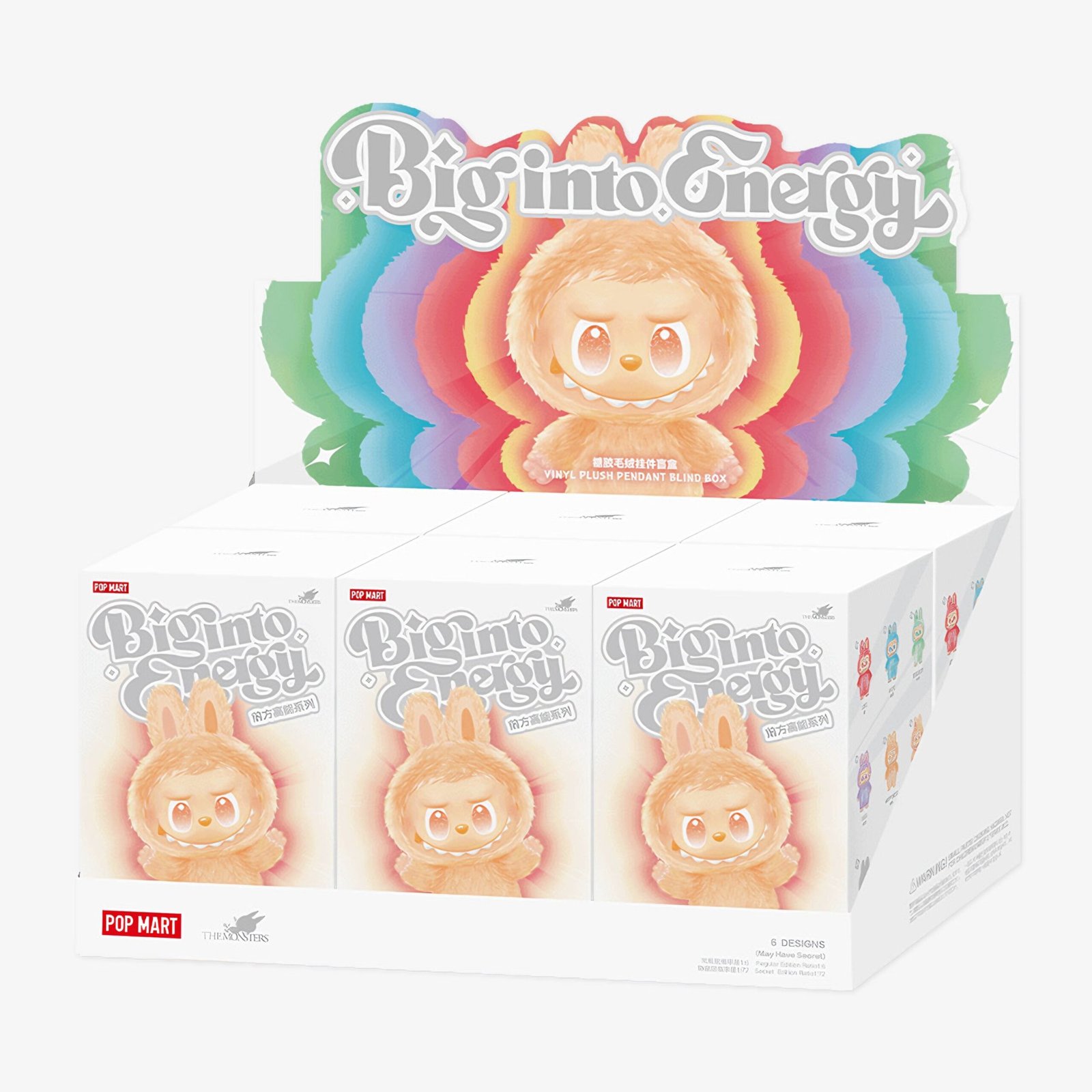 POP MART Biginto ビニールプラッシュペンダント THE MONSTERS Big into Energy Series-Vinyl Plush Pendant Blind Box