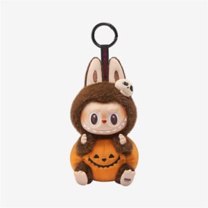 LABUBU Happy Halloween Party Series-Sitting Pumpkin Vinyl Plush Pendant - Image 7