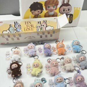 V4 LABUBU POP MART the MONSTERS Pin for Love Series-Vinyl Plush Pendant Blind Box Keychain Toy - Image 6