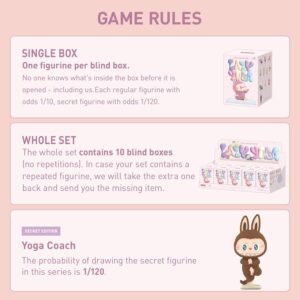 THE MONSTERS [Labubu] Lazy Yoga Series Figures - Image 6